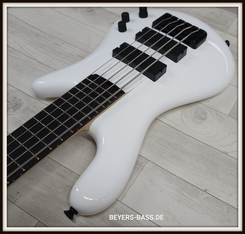 Spector Euro 5 Bantam, Solid White Gloss